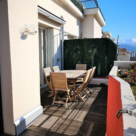 公寓 Beau T3 Tres Chaleureuxterrasse, Superbe Vue #j4 格勒诺布尔